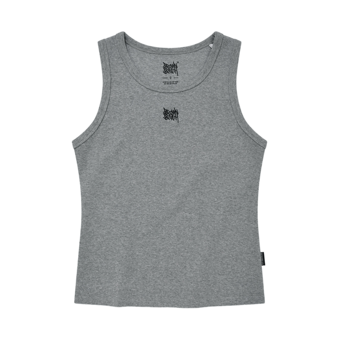 BLMWSTW30MG (W) Brownbreath Tag Basic Sleeveless Melange Grey