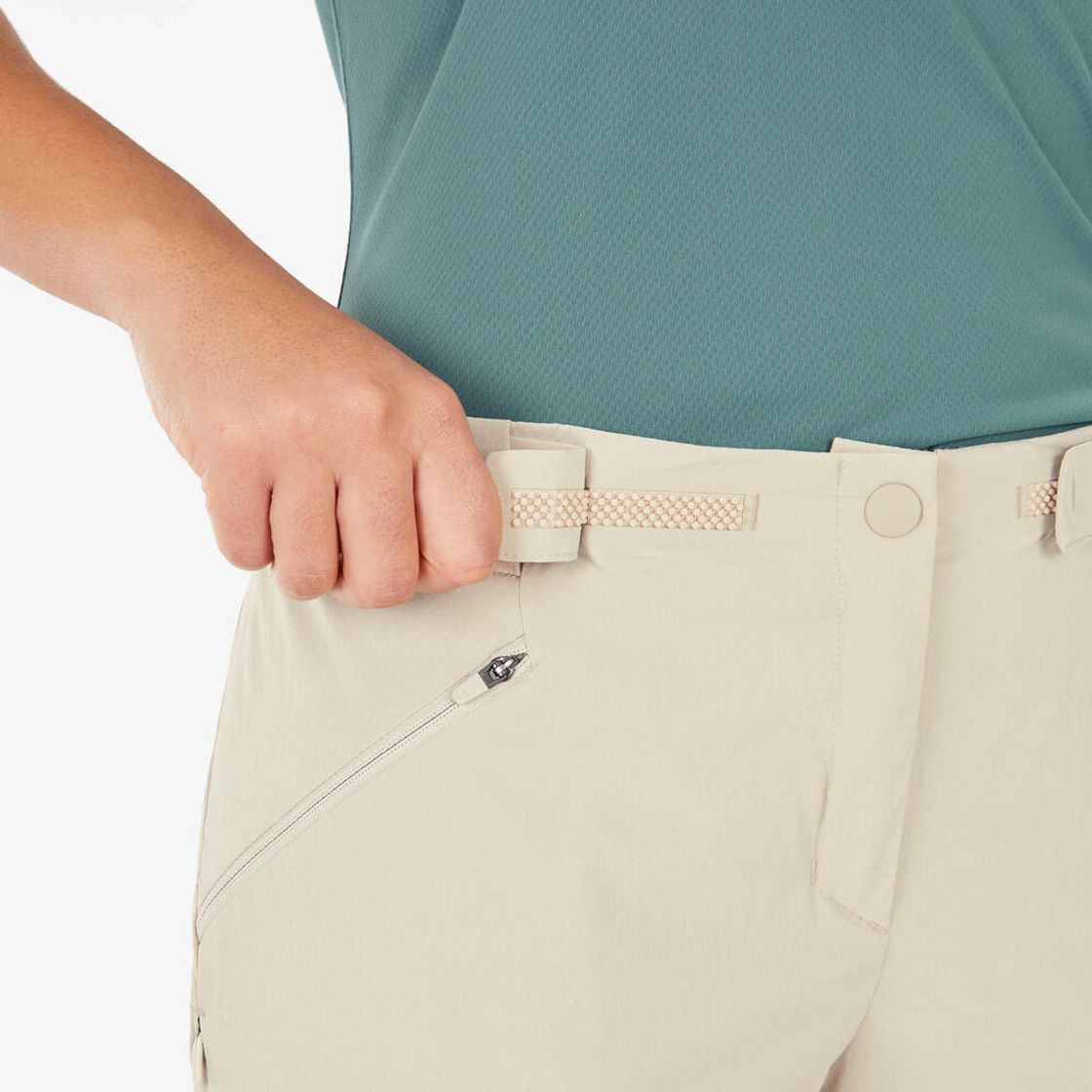 데카트론 여성 등산 투인원 집오프 바지 MH500 루나 베이지(DECATHLON Women’s Mountain Hiking 2-in-1 Zip-off Trousers MH500 Luna Beige) - 7