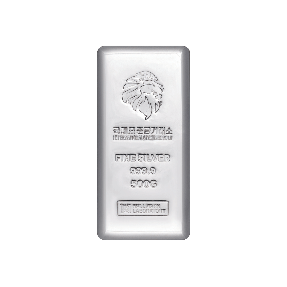 국제표준금거래소 진공실버바 500g(International Standard Gold -Vacuum Silver Bar 500g)