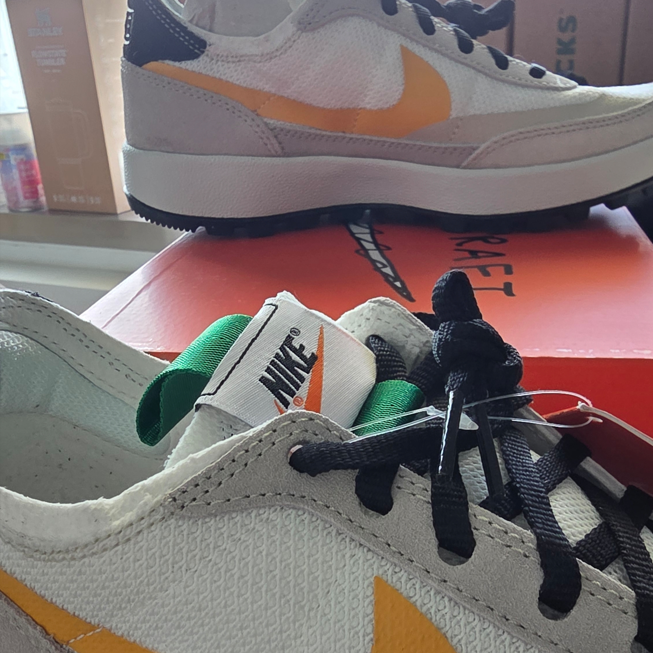 Nike x Tom Sachs General Purpose Shoe Pine Green University Gold μ°©μ© μ€νμΌ