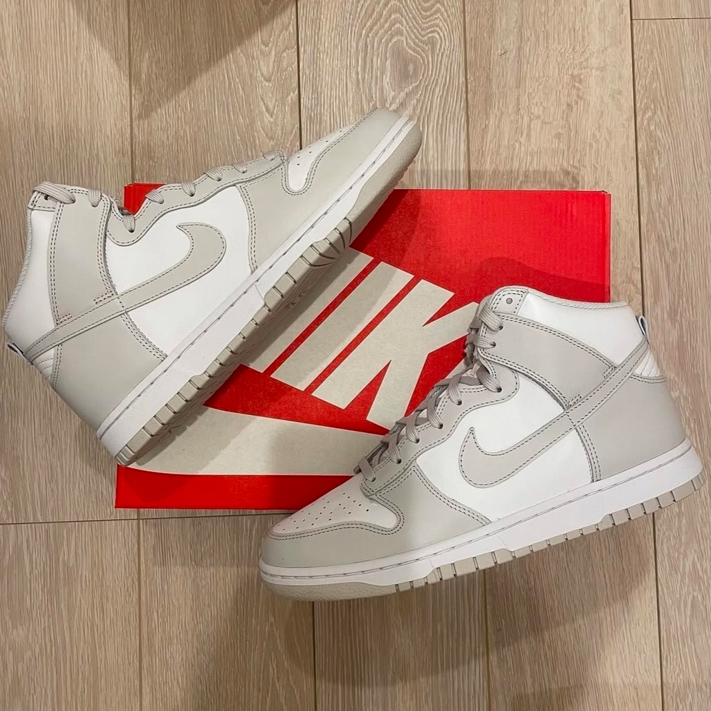 (GS) Nike Dunk High Vast Grey 착용 스타일