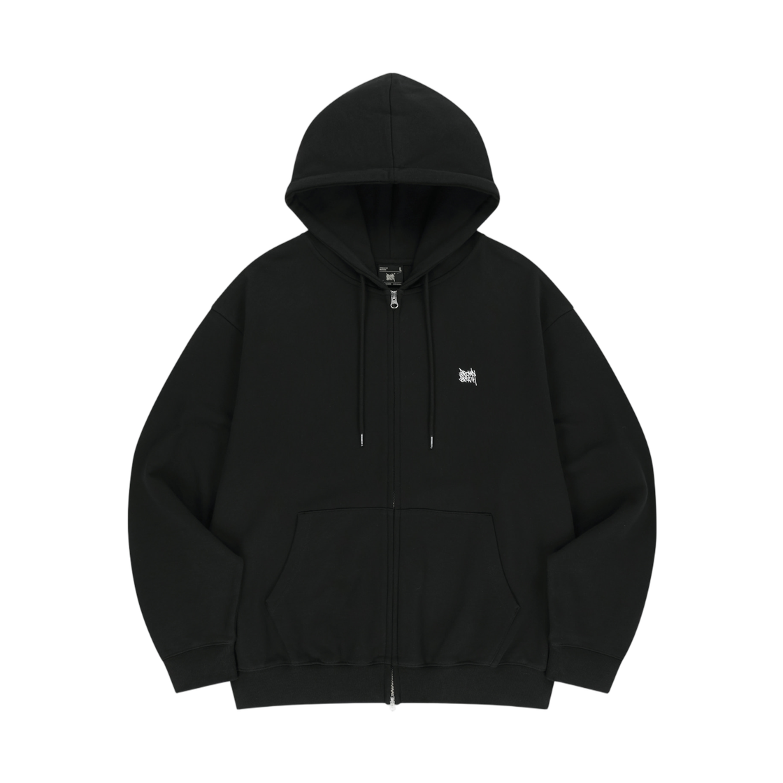 브라운브레스 태그 후드 집업 블랙(Brownbreath Tag Hood Zip Up Black) - 1