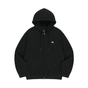 Brownbreath Tag Hood Zip Up Black