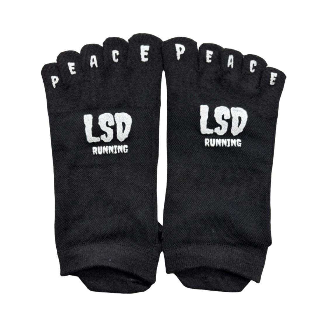 디스클로즈 004 엘에스디 피스 토 삭스 단목 블랙(DISCLOSE 004 Lsd Peace Toe Socks Ankle Black)