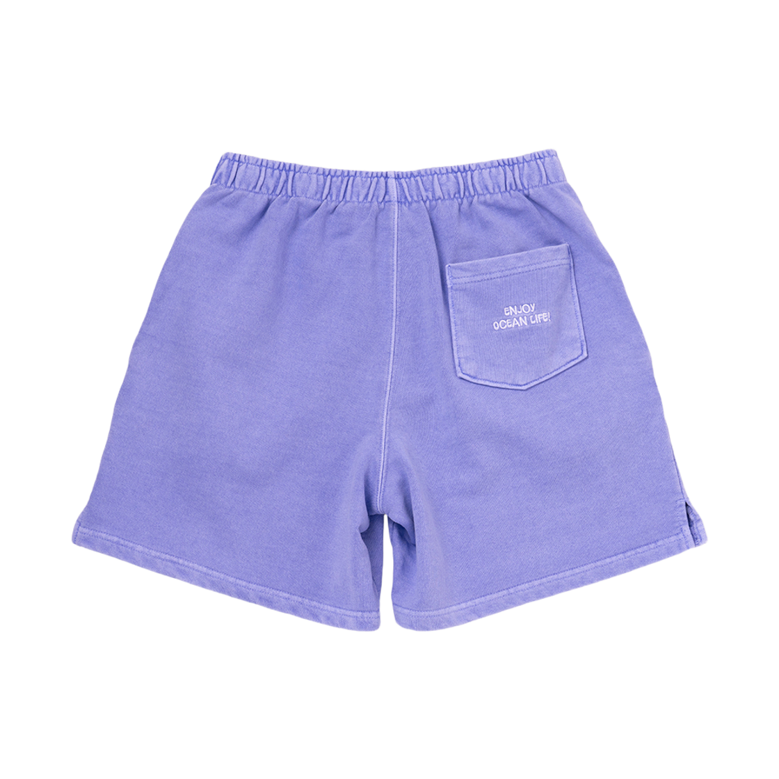 빅웨이브 컬렉티브 피그먼트 거북이 스웻 반바지 라벤더(BIGWAVE COLLECTIVE Pigment Dyed Shorts Lavender) - 2