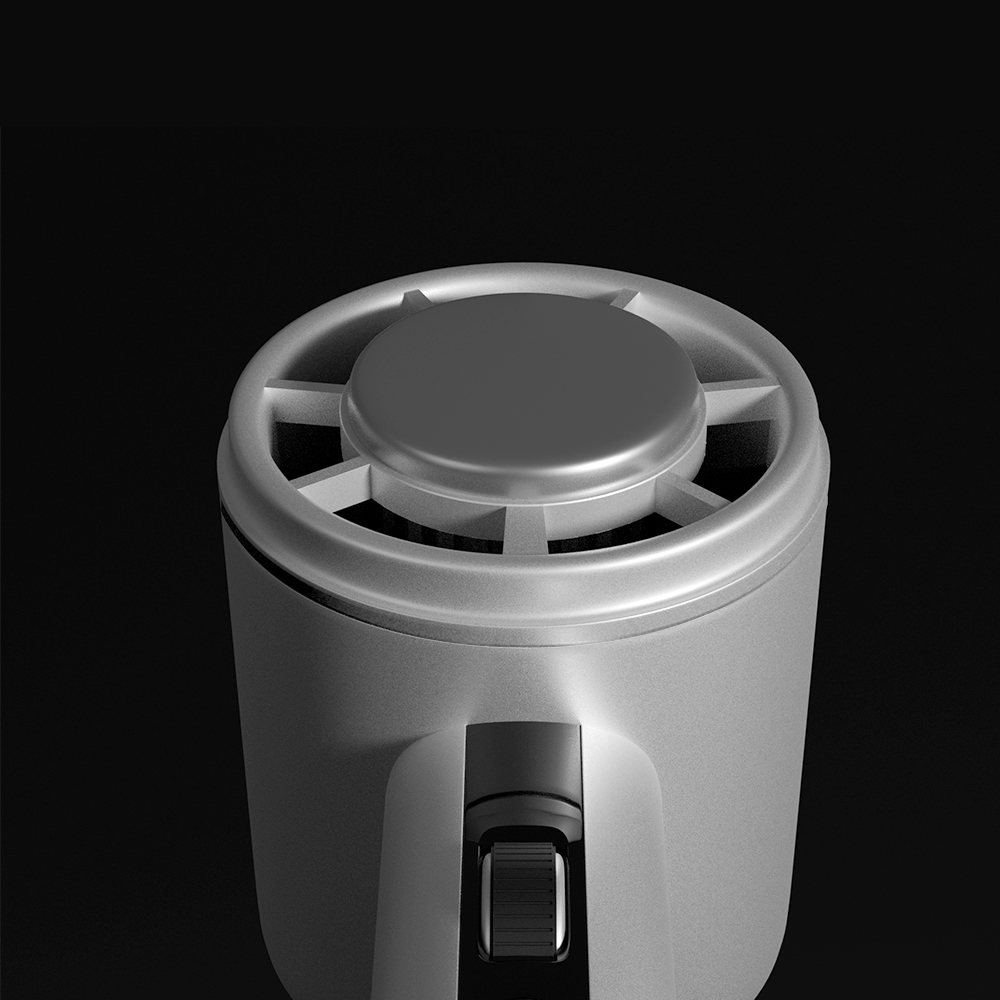 르젠 초경량 BLDC 펠티어 파워 냉각 100단 무선 핸디형 선풍기 글레이셔실버(LEZEN Ultra-lightweight BLDC Peltier Power Cooling 100-Speed Cordless Handheld Fan Glacier Silver) - 5
