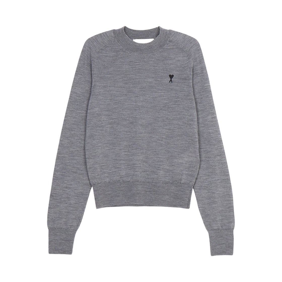 FKS867-KN0039-0504 (W) AMI de Coeur Sweater Grey Black