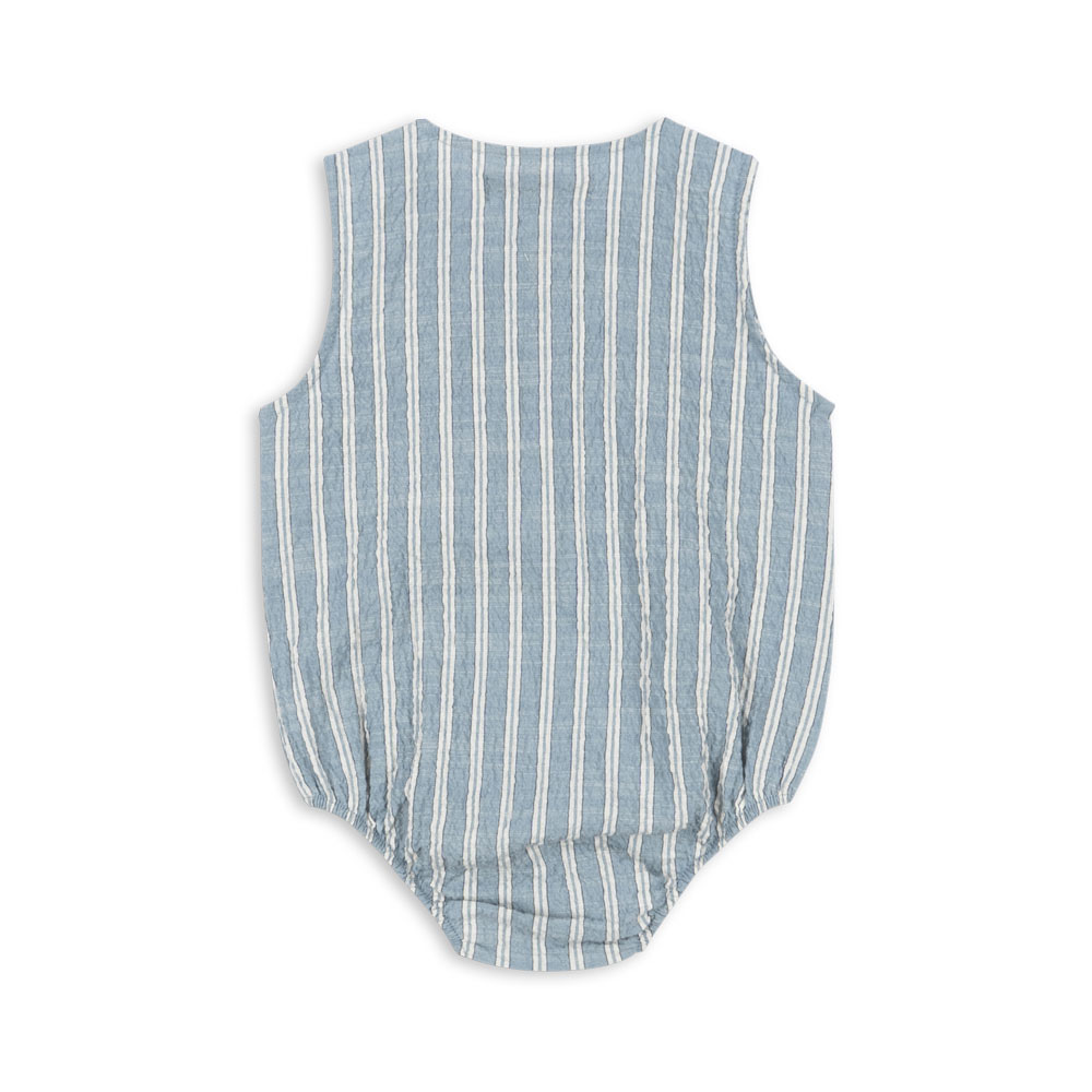 콩제슬래드 엘리엇 롬퍼 레몬(Konges Sløjd Elliot Romper Gots Trio Bleu Stripe) - 2