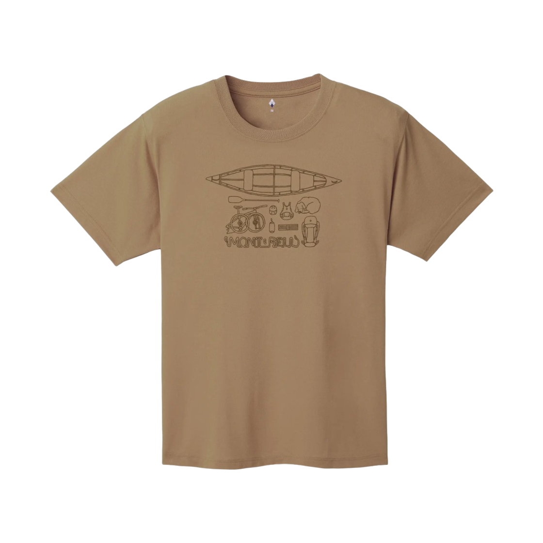 1114952 Montbell Wickron My Favorites T-Shirt Tan