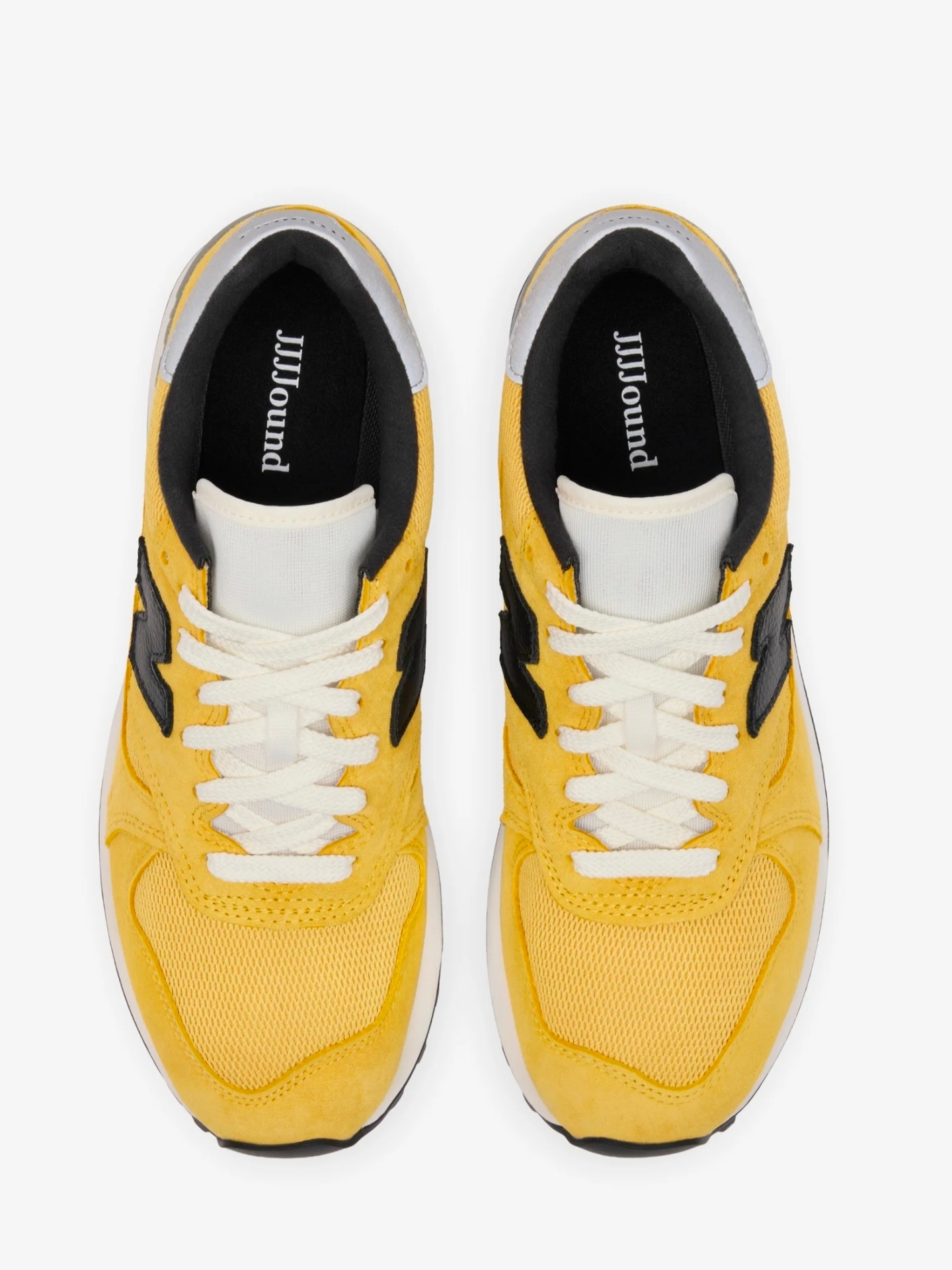 New Balance x JJJJound 475 Yellow White 착용 스타일 - 2