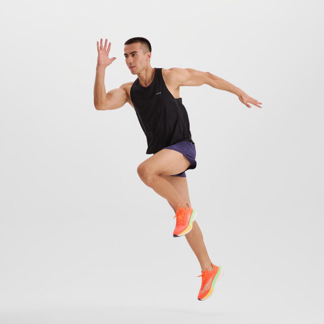 데카트론 남성 러닝 경량 싱글렛 900 울트라라이트 블랙(DECATHLON Men's Running Lightweight Singlet 900 Ultralight Black) - 8