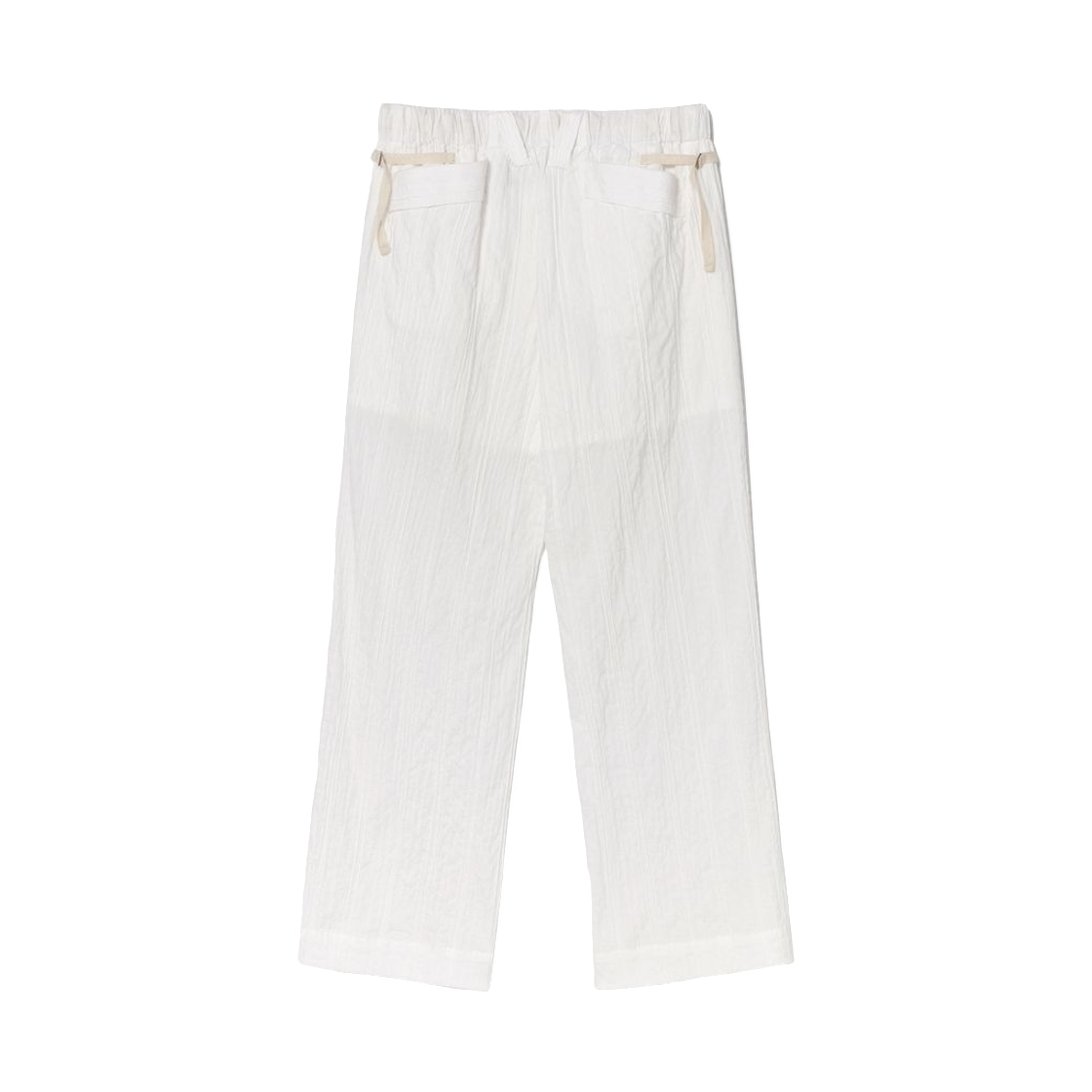 (W) 글로니 달링 포켓 스트랩 팬츠 화이트((W) Glowny Darling Pocket Strap Pants White) - 2