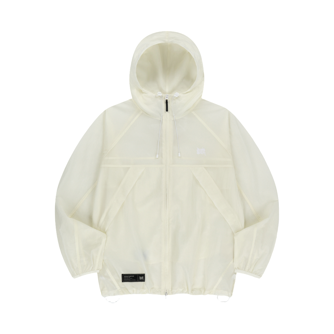 BLMMJKB01WT Brownbreath Tag Light Windbreaker White