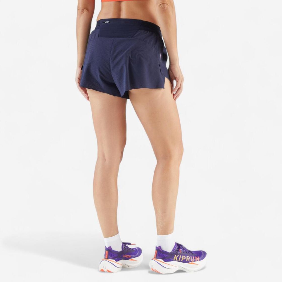 데카트론 여성 3인치 러닝 경량 쇼츠 런 900 브리프 내장 아스팔트 블루(DECATHLON Women’s 3-inch Running Lightweight Shorts Run 900 With Briefs Asphalt Blue) - 2