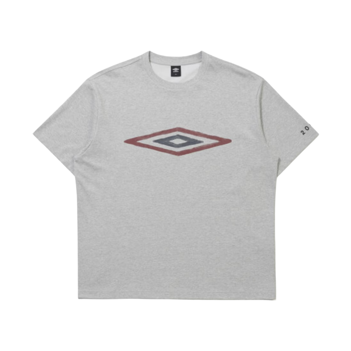 엄브로 x 아사히 하마다 핸드드로잉 로고 반팔 티셔츠 그레이(Umbro X Asahi Hamada Hand Drawing Logo Short Sleeve T-Shirt Gray)