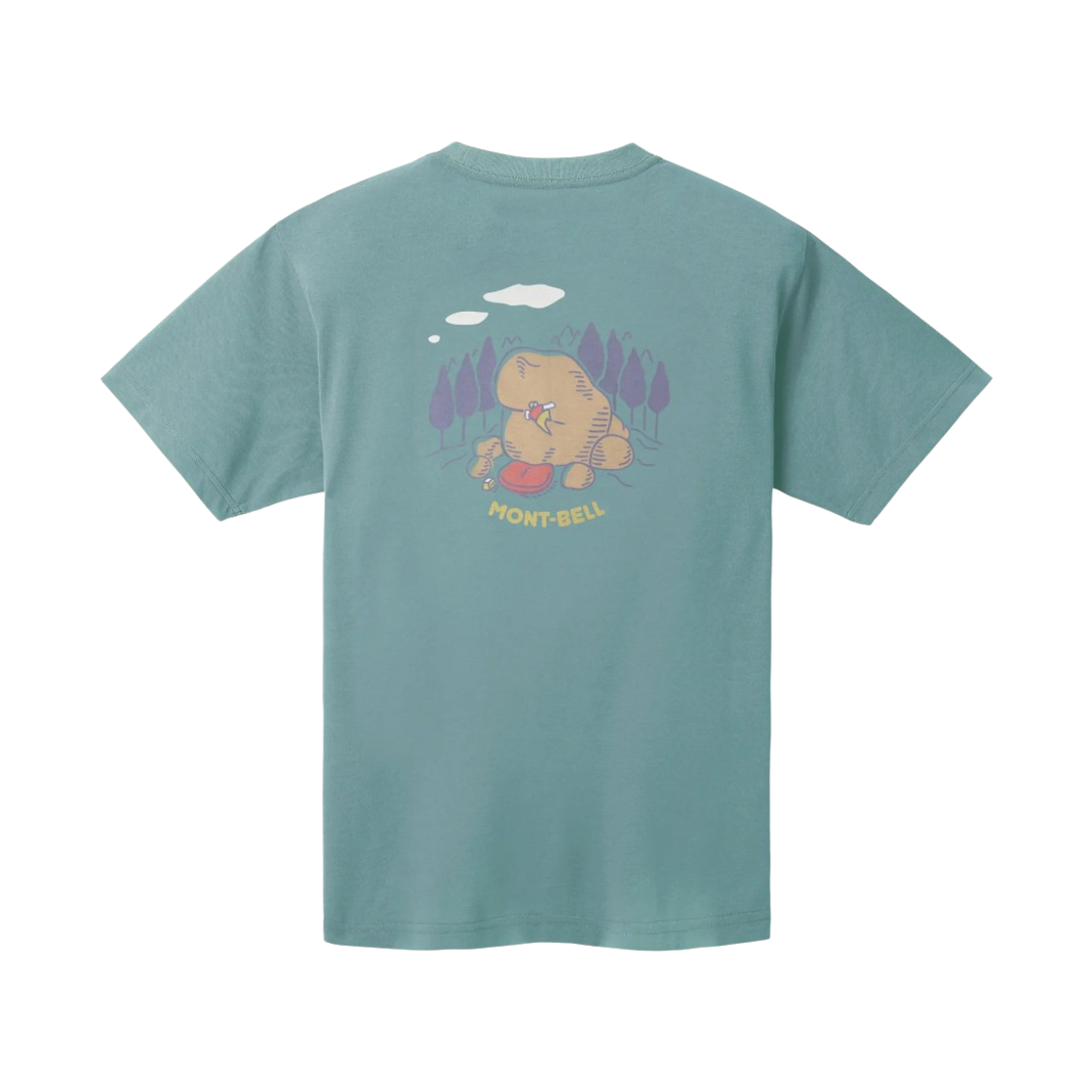 몽벨 위크론 볼더링 티셔츠 라이트 블루(Montbell Wickron Bouldering T-Shirt Light Blue) - 2