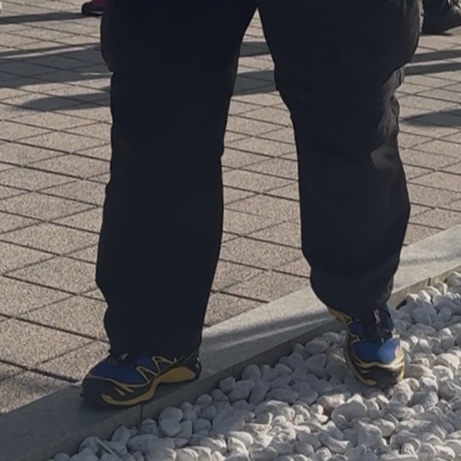 Salomon x JJJJound XT-6 Nautical Blue Lemon 착용 스타일 - 2