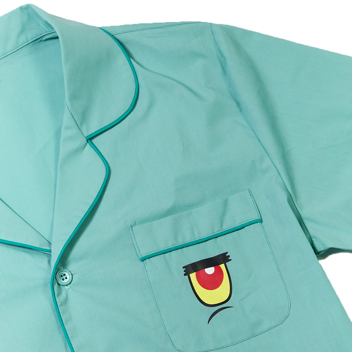 댄꼼마 x 스폰지밥 플랑크톤 반팔 잠옷(DANCOMMA x SpongeBob SquarePants Plankton Short Sleeve Pajama Set) - 4