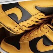 Nike Dunk Low Retro Championship Goldenrod 착용 스타일