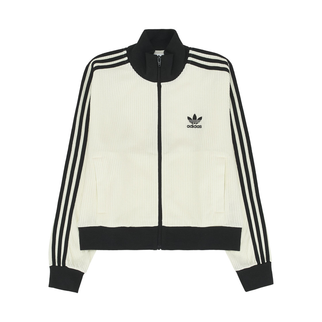 KC2649 (W) Adidas Originals Knit Track Top Off White - KR Sizing