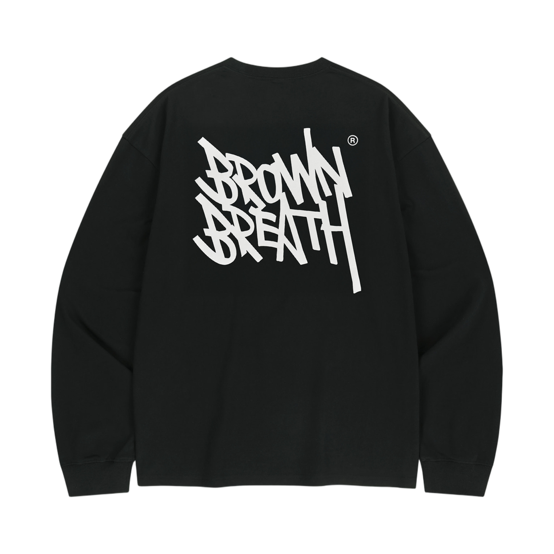 브라운브레스 태그 OG 롱슬리브 블랙(Brownbreath Tag OG Longsleeve Black)