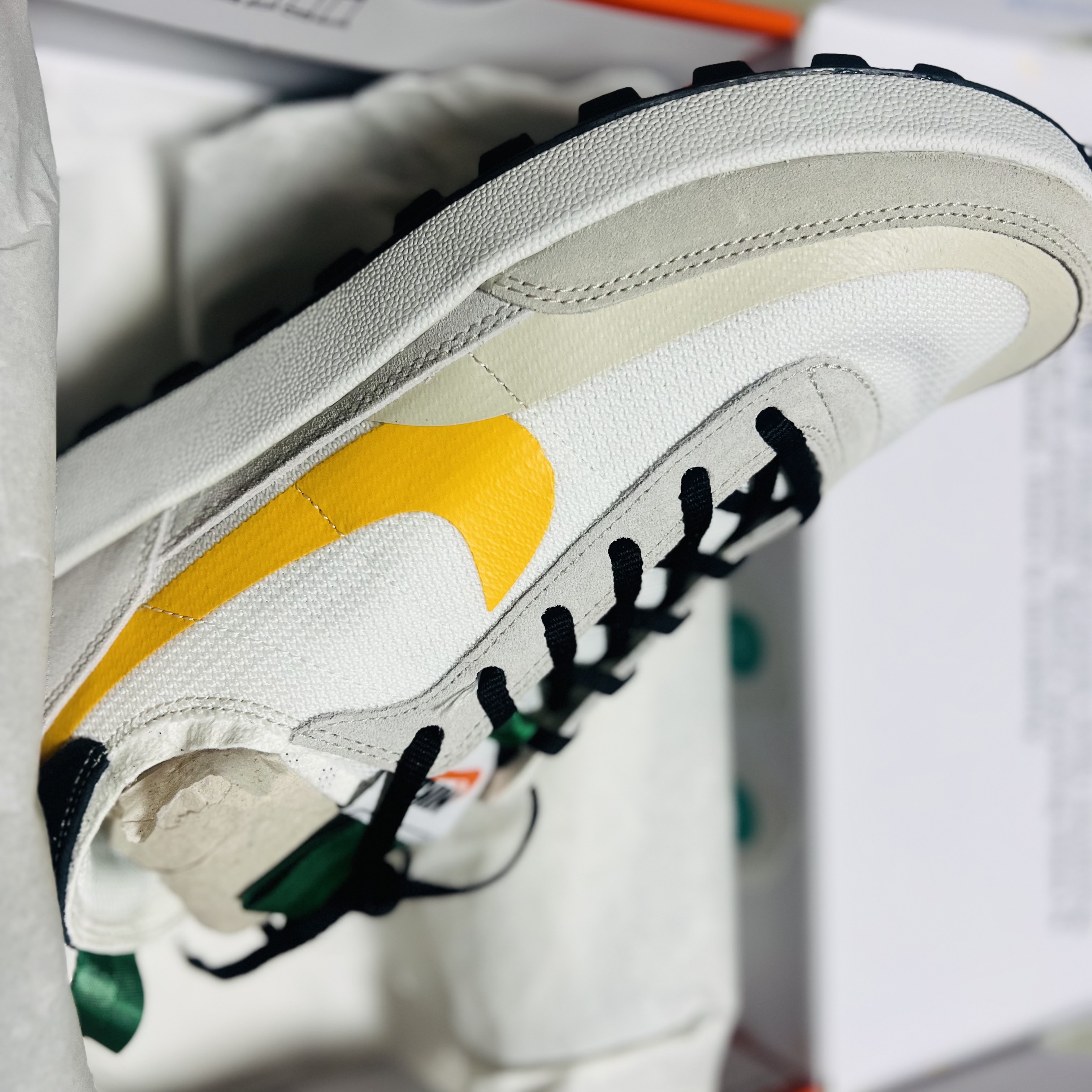 Nike x Tom Sachs General Purpose Shoe Pine Green University Gold 착용 스타일 - 1