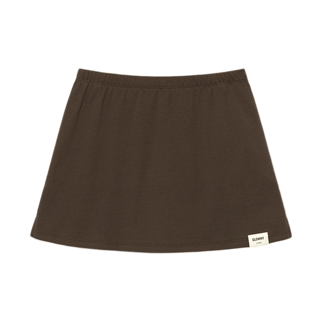 (W) 글로니 G 클래식 미니 스커트 초코((W) Glowny G Classic Mini Skirt Choco)