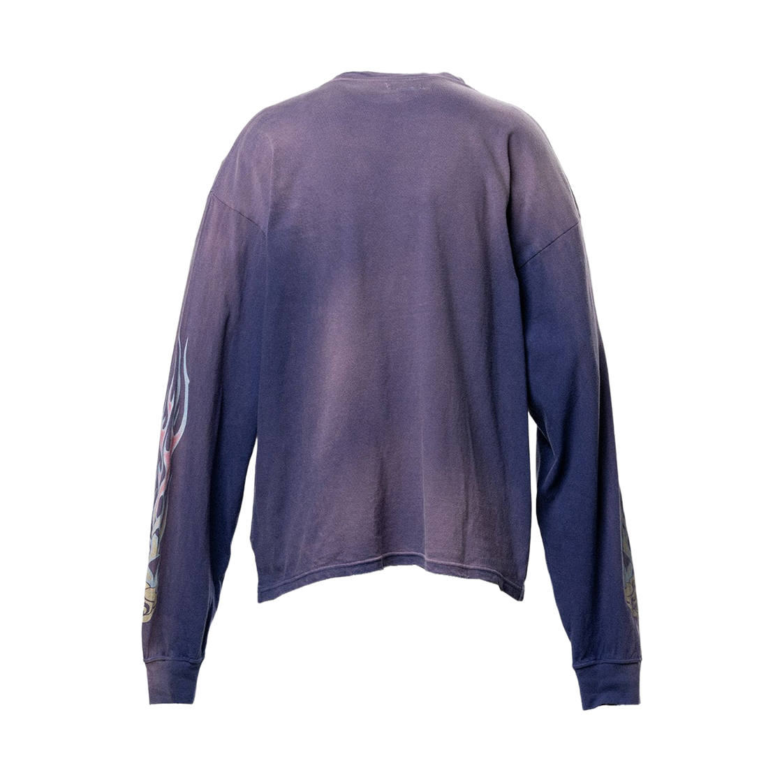 카미야 로즈 Kmy 디스트레스드 롱슬리브 티셔츠 네이비(Kamiya Rose Kmy Distressed Long Sleeve T-Shirt Navy) - 2
