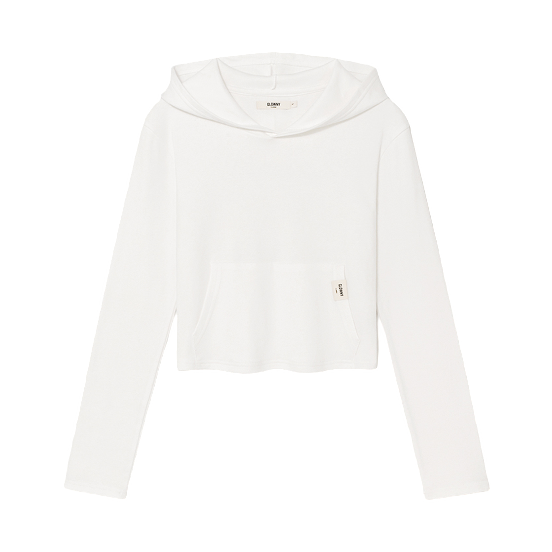- (W) Glowny G Comfort Hoodie White