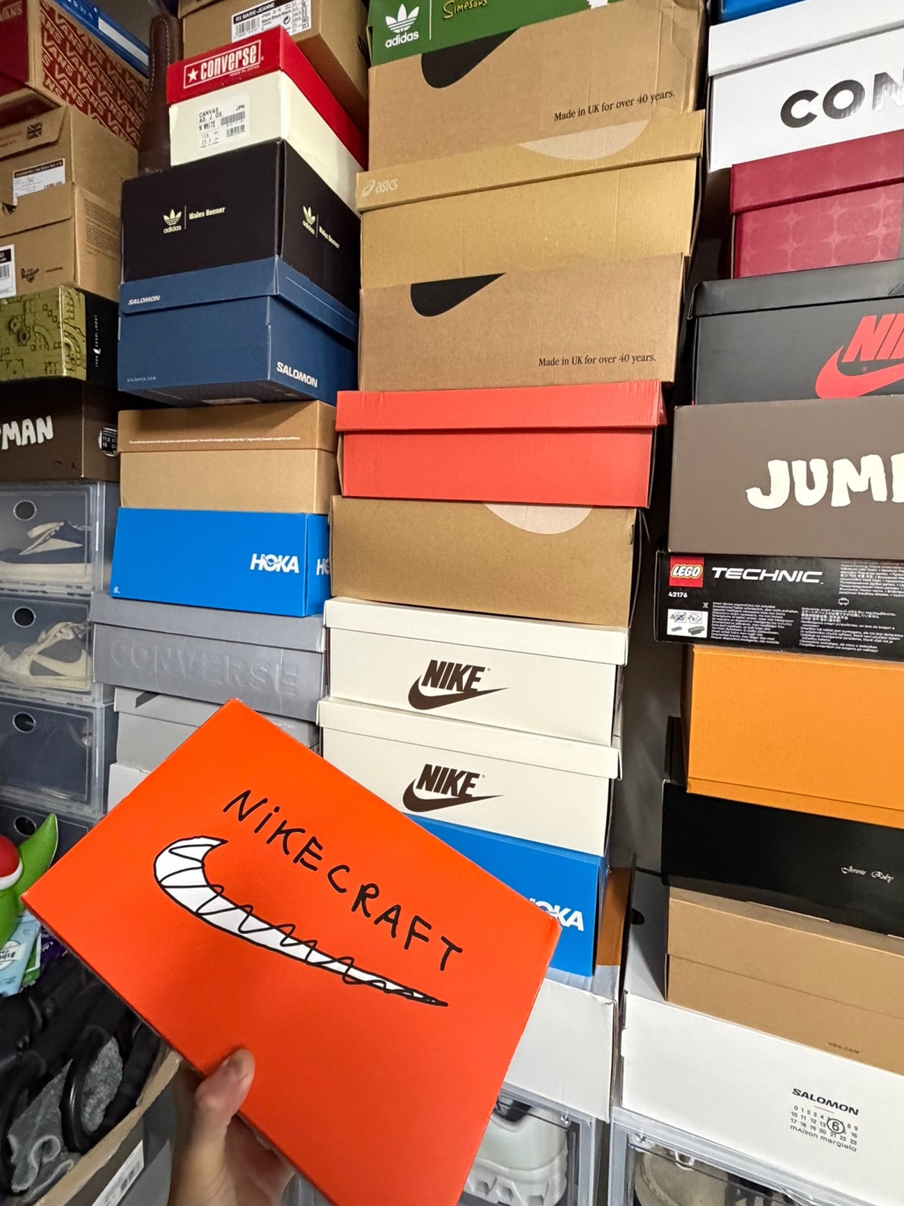 Nike x Tom Sachs General Purpose Shoe Pine Green University Gold 착용 스타일 - 1