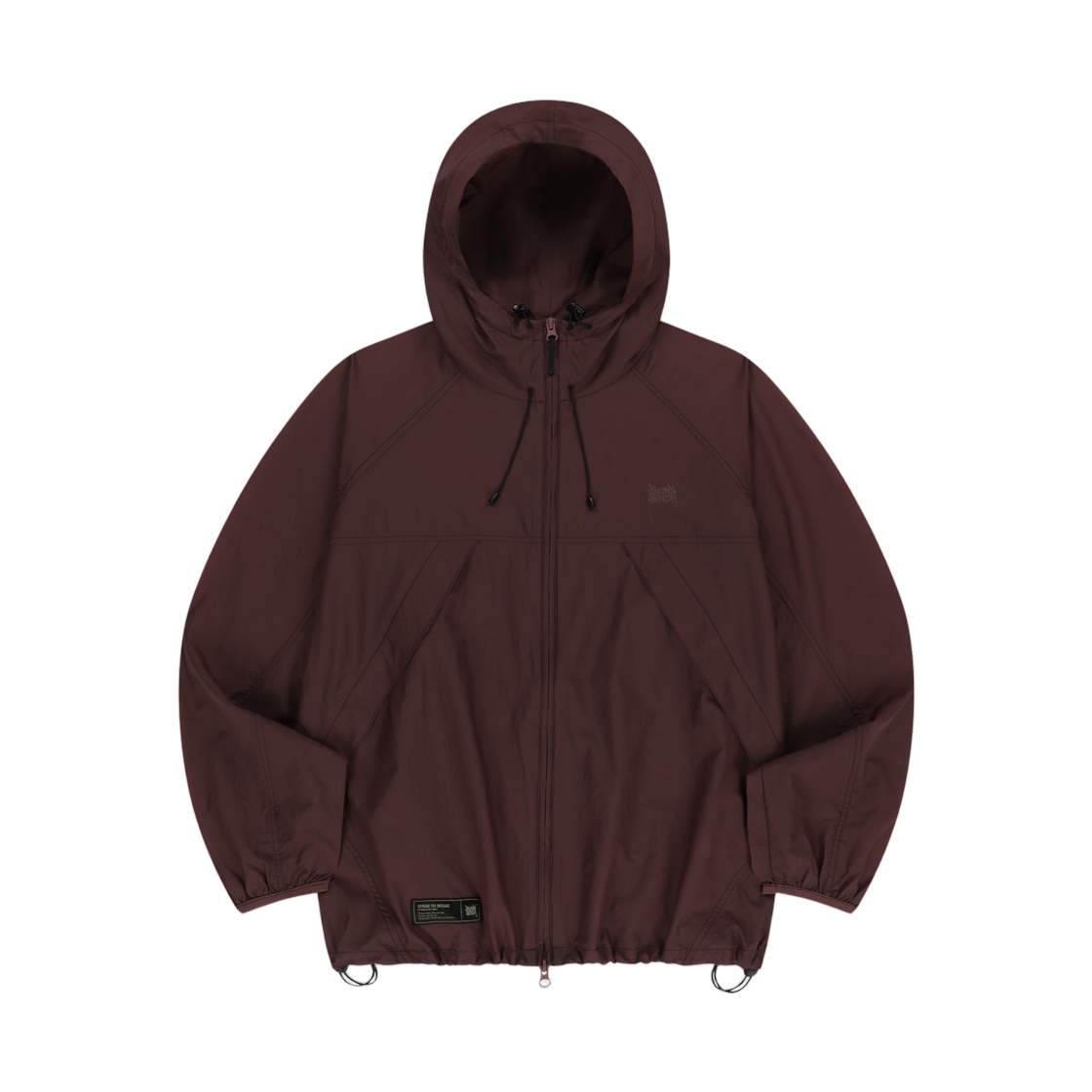 BLMMJKB01BD Brownbreath Tag Light Windbreaker Burgundy