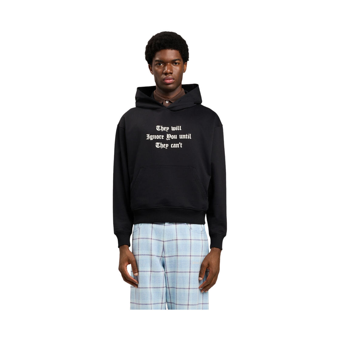 팜엔젤스 스테이트먼트 레귤러 후디 - 블랙 오프 화이트(Palm Angels Statement Regular Hoodie - Black Off White) - 2