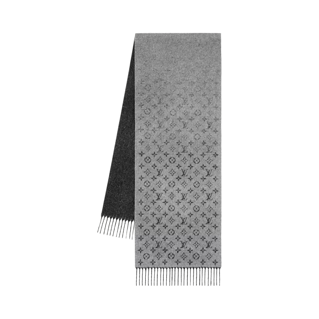 M75900 Louis Vuitton Monogram Gradient Muffler Medium Grey
