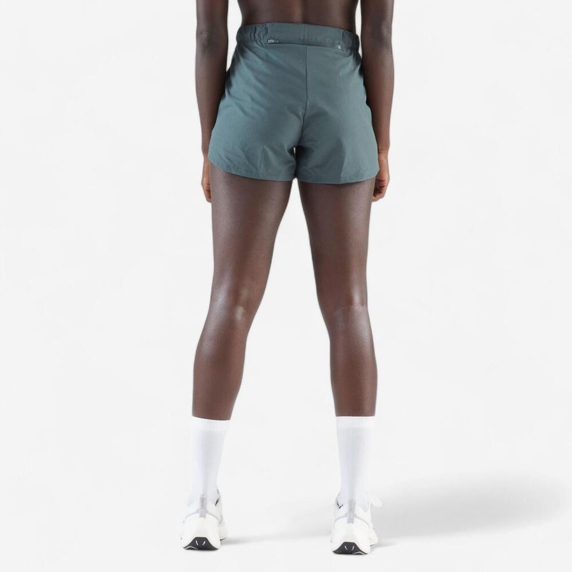 데카트론 여성 3인치 러닝 경량 쇼츠 런 드라이 500 스모크 그린(DECATHLON Women's 3-inch Running Lightweight Shorts Run Dry 500 Smoke Green) - 7