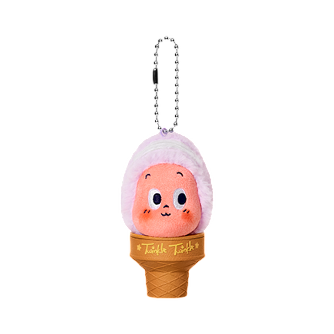 팝마트 트윙클 트윙클 문 젤라또 시리즈 아이스크림 인형 키링 퍼플 포테이토 젤라또 (개봉 박스)