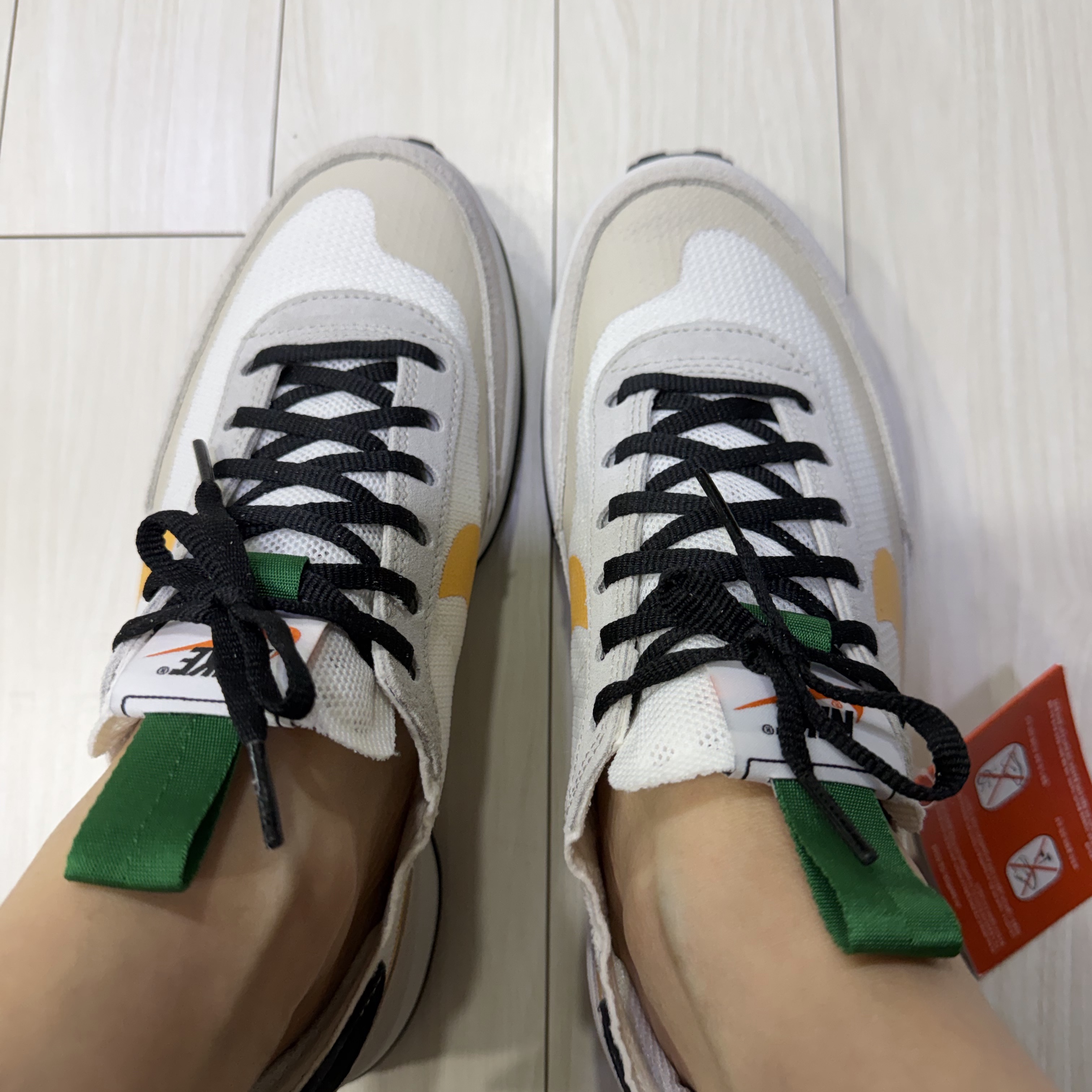 Nike x Tom Sachs General Purpose Shoe Pine Green University Gold 착용 스타일