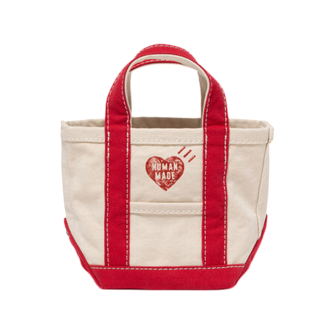휴먼 메이드 캔버스 토트 스몰 화이트(Human Made Canvas Tote Small White) - 2