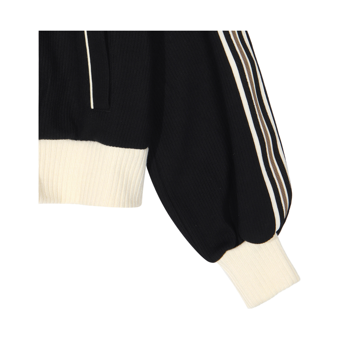 [6% 적립] 휠라 1911 여성 니트 트랙 집업 블랙([6% 적립] FILA 1911 Women Knit Track Zip-up Black) - 4