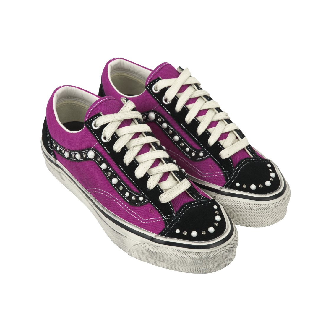 반스 LX 올드스쿨 36 펄라이즈드 푸시아 레드(Vans LX Old Skool 36 Pearlized Fuchsia Red) - 4