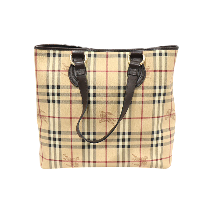 IT2I74DFOK9V Burberry Haymarket Check Onslow Tote Bag