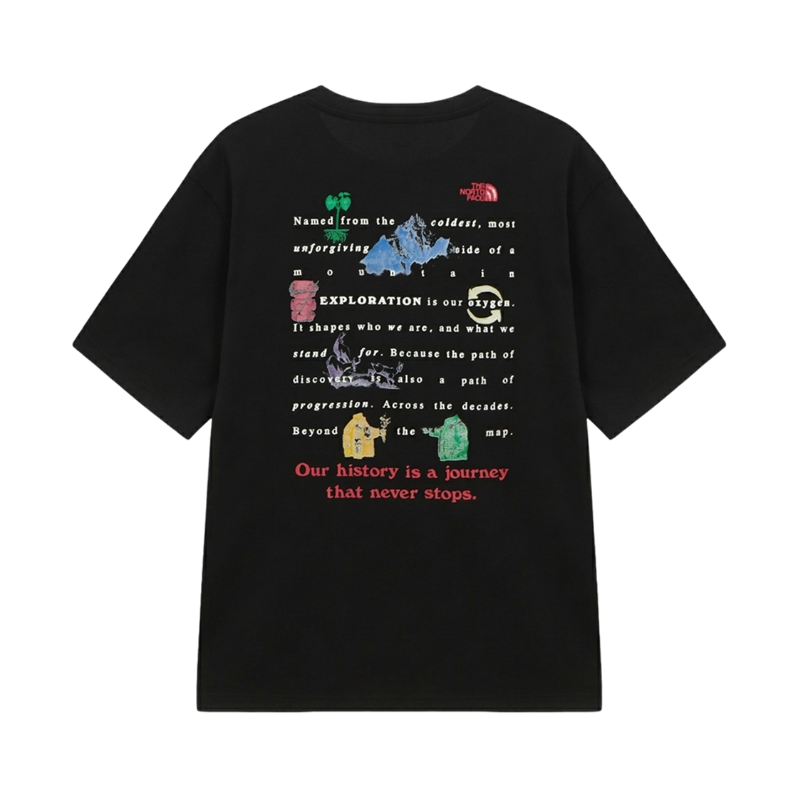 노스페이스 워드라인 엑스 숏슬리브 R/티셔츠 블랙 - 26SS(The North Face Wordline EX S/S R/T-Shirt Black - 26SS) - 2