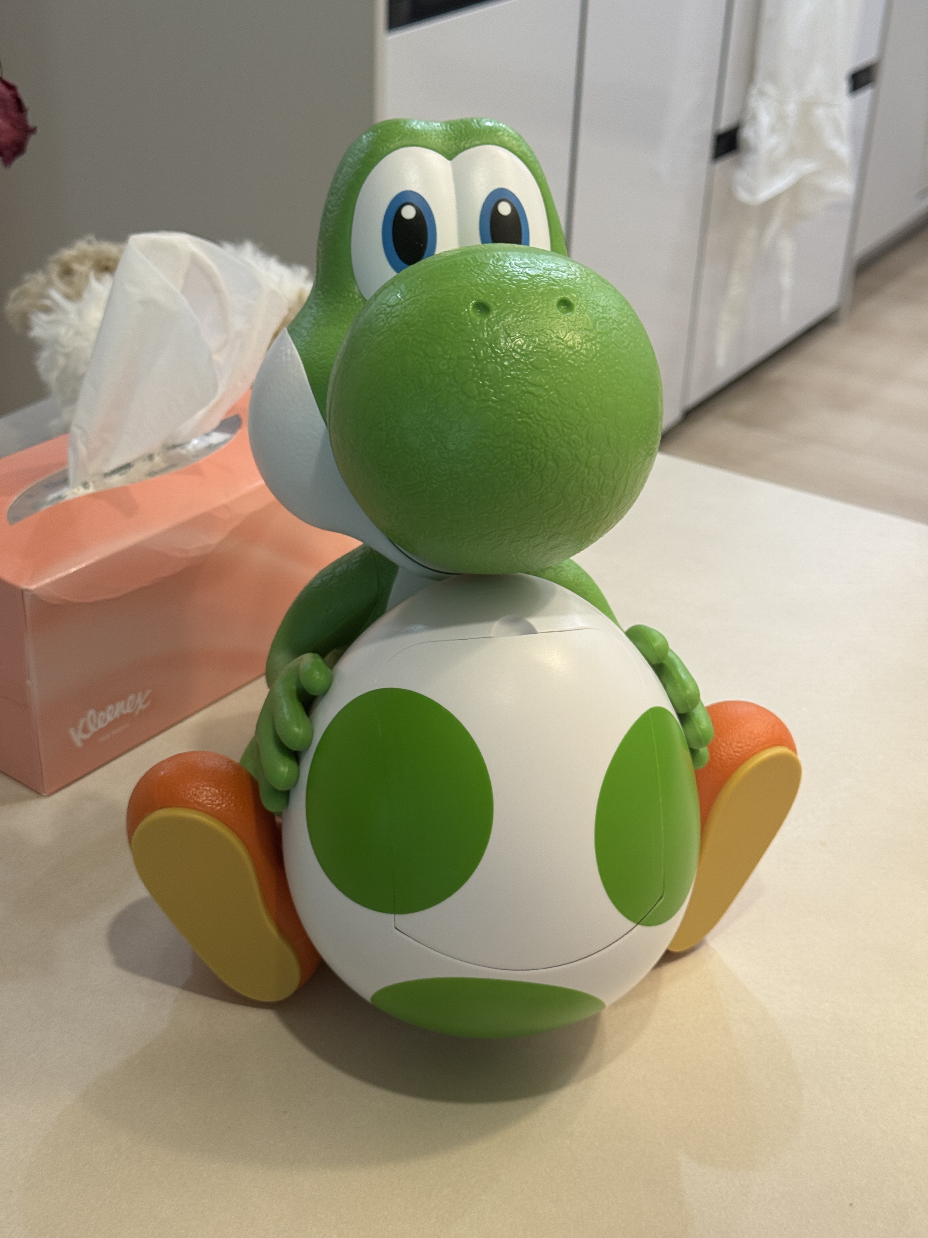 CGV x Super Mario Yoshi Popcorn Bucket 착용 스타일