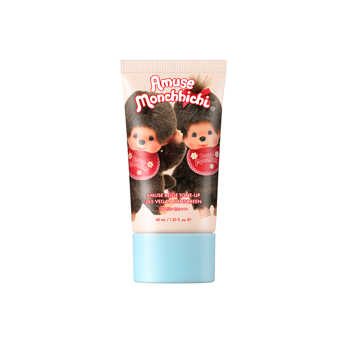 [몬치치 한정판][사은품 증정] 어뮤즈 베이지 톤업 365 비건 선크림([MONCHHICHI LIMITED EDITION][GIVEAWAY] AMUSE BEIGE TONE-UP 365 VEGAN SUNSCREEN)