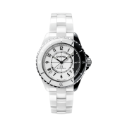 Chanel J12 Paradox Watch Caliber 12.1 38mm White Black Ceramic Steel