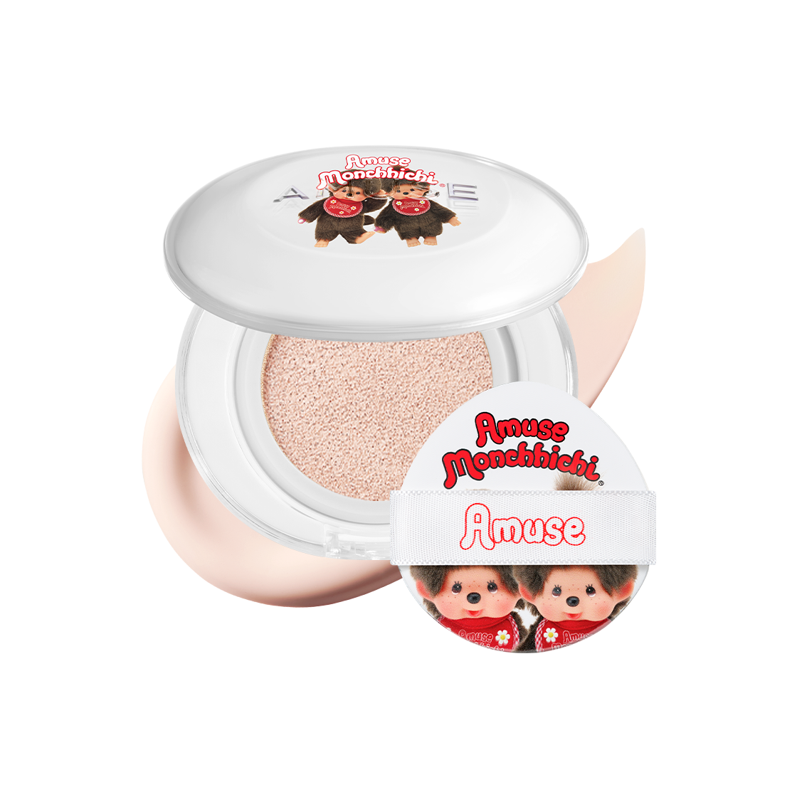 [몬치치 한정판][사은품 증정] 어뮤즈 세라믹 스킨 퍼펙터 쿠션([MONCHHICHI LIMITED EDITION][GIVEAWAY] AMUSE CERAMIC SKIN PERFECTOR CUSHION)