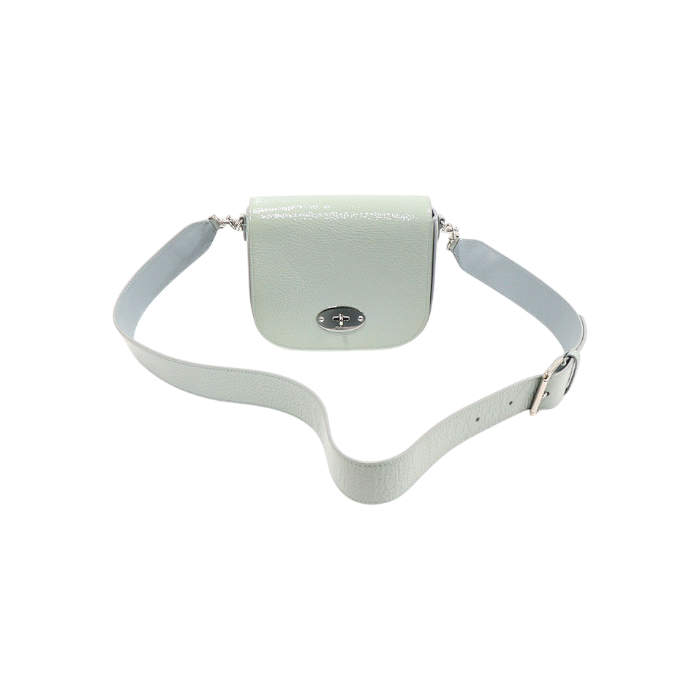 ITS4C8KAIRVK Mulberry RL7040 Cloud Blue Sponge Patent Small Dilly Satchel Shoulder Bag
