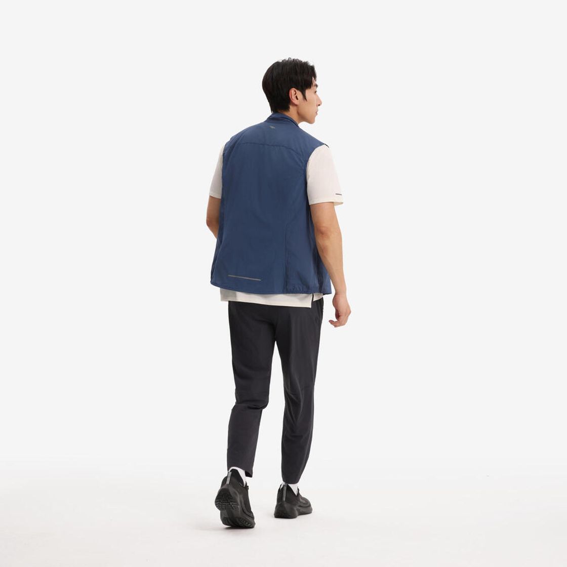 데카트론 남성 러닝 윈드 베스트 런 500 어비스 블루(DECATHLON Men's Running Wind Vest Run 500 Abyss Blue) - 6