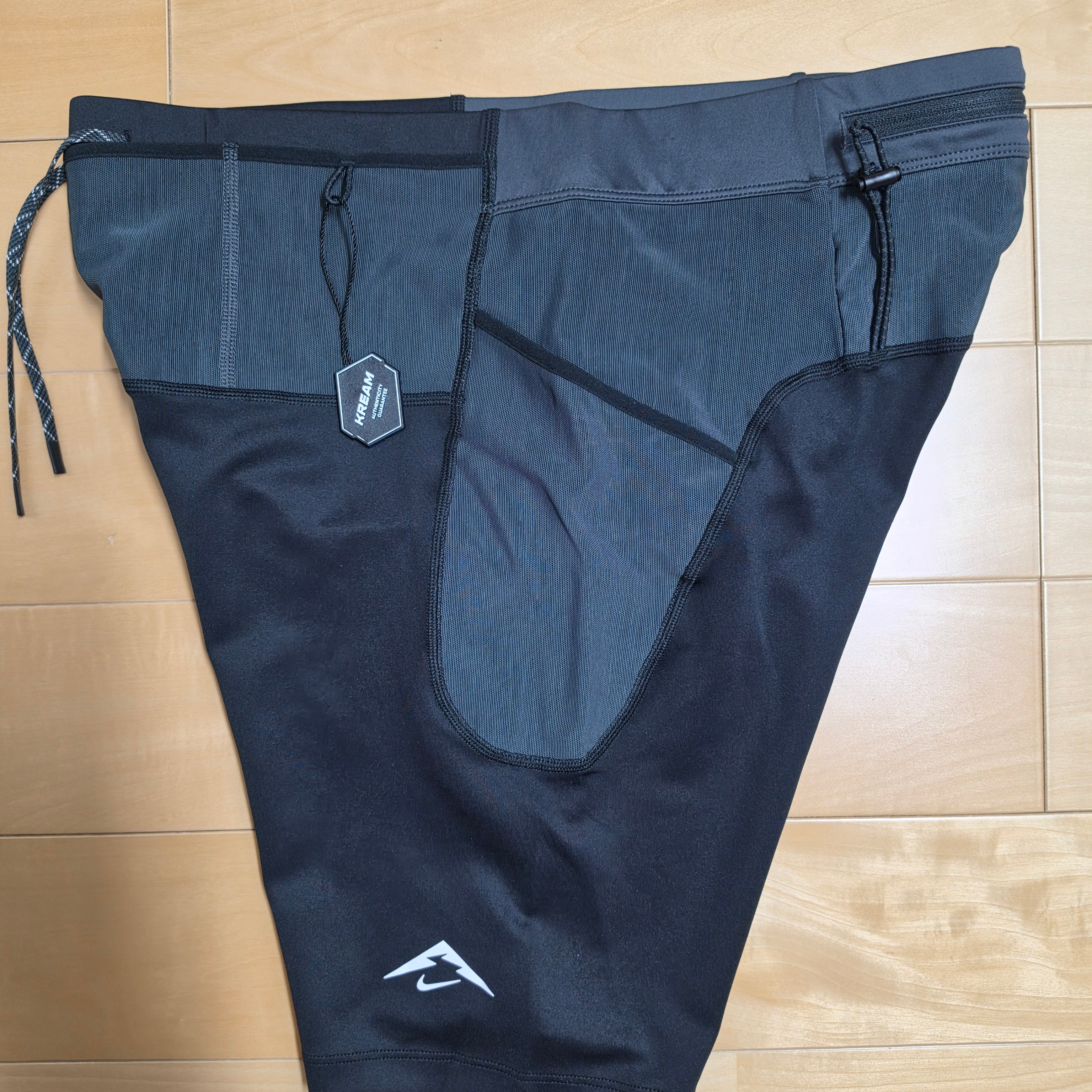 Nike Lava Loops Dri-Fit ADV Running Tights Black Anthracite - Asia 착용 스타일 - 2