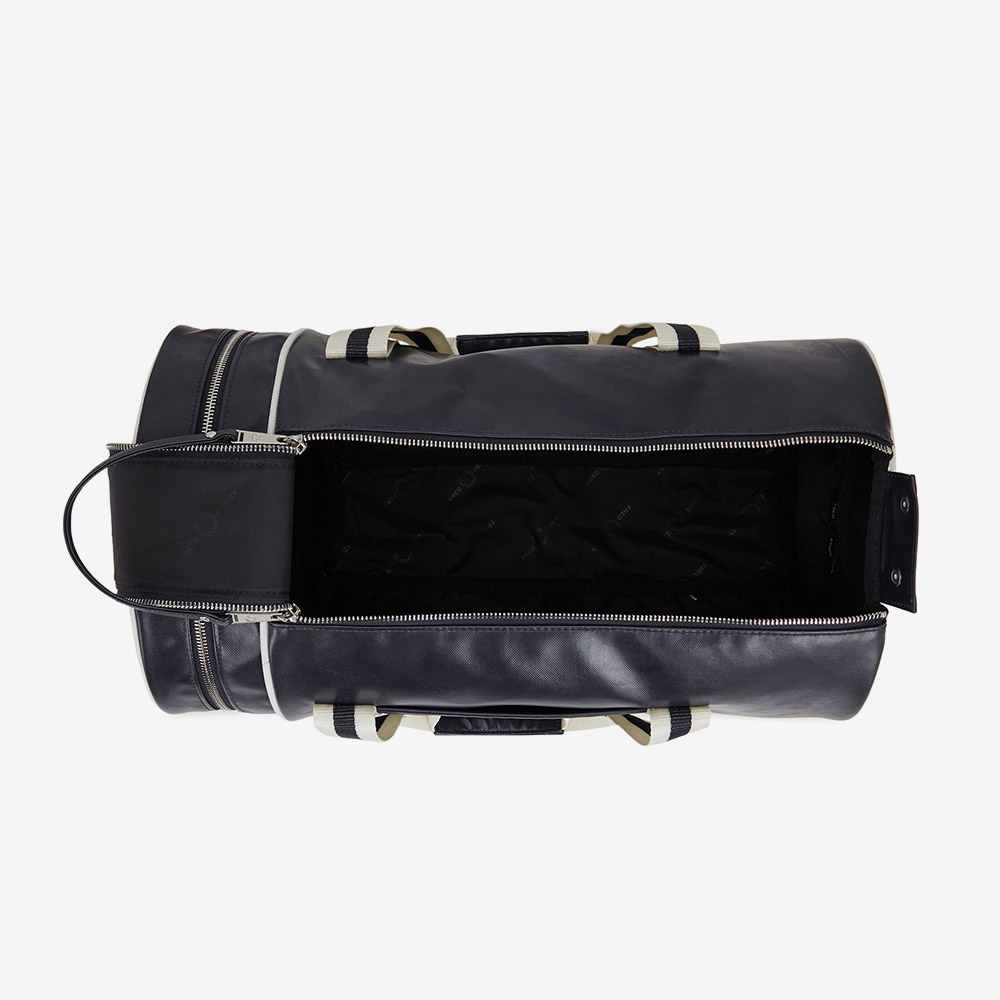 프레드페리 클래식 배럴 백 네이비 에크루(Fred Perry Classic Barrel Bag Navy Ecru) - 4