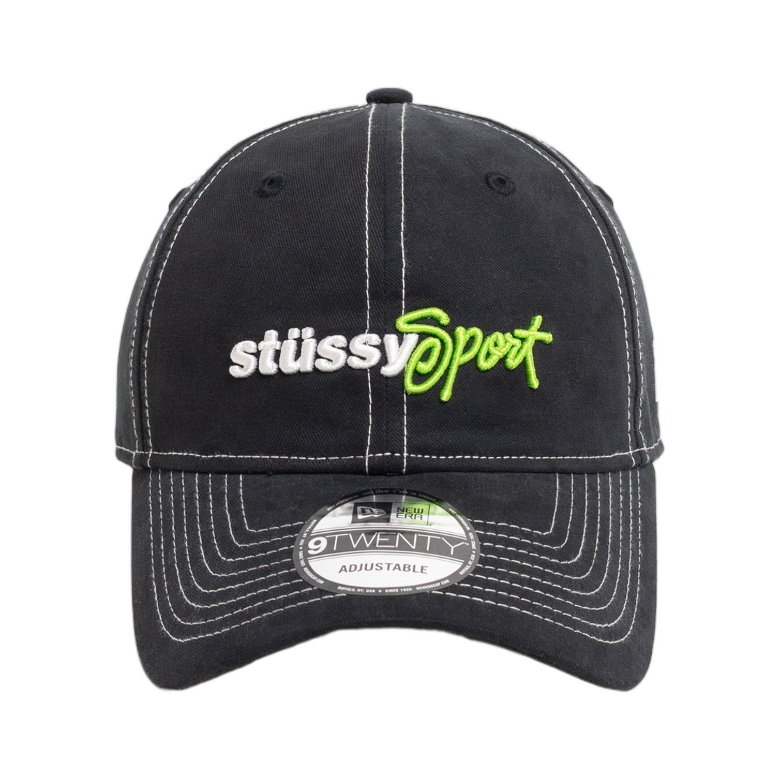 1311198 Stussy New Era 9Twenty Stussy Sport Cap Black